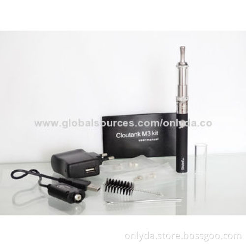 Electronic cigarette dry herb vaporizer pen Cloutank M3 kit